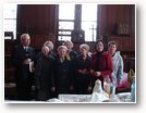 quelques membres du S.E.M avec leur aumônier l'abbé Bernard DAME