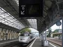 Arrivée du premier train