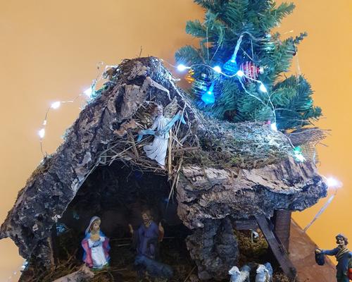 Creche sapin