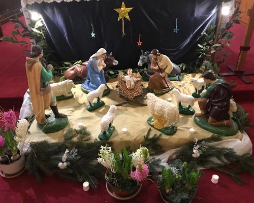 Crèche de l'église d'Escaudoeuvres