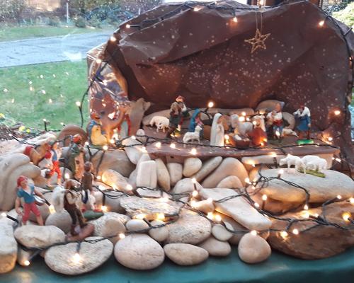 La crèche de jackie le beau frère de Mijo et Thérè