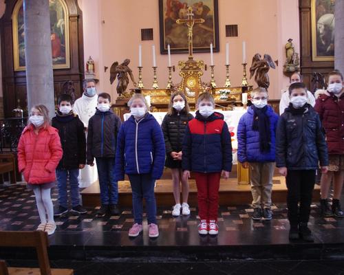 1eres communion a Preux 2021