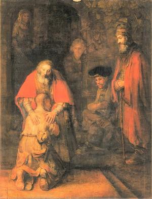 Le retour du fils prodigue de Rembrandt