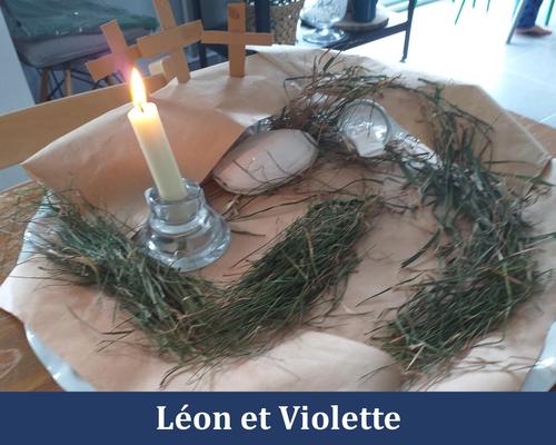Jardin_Paques_2021 Leon et Violette