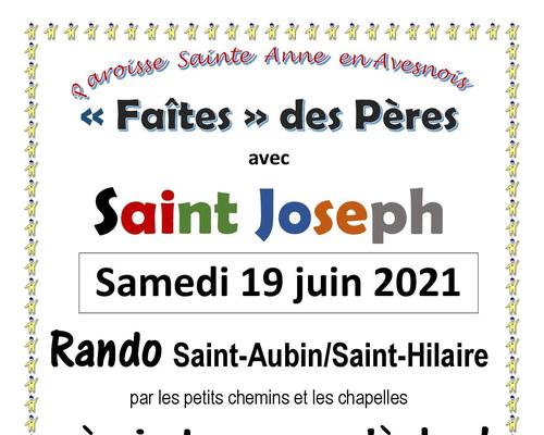 Affiche marche St Joseph