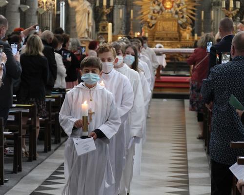 Procession de sortie.