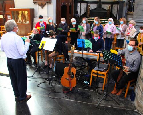La chorale menée par Philippe Lewandowski.