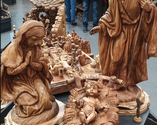 Photos prises depuis un magasin artisanal