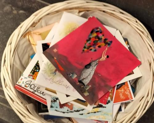 Une carte choisie à écrire pour une personne seule