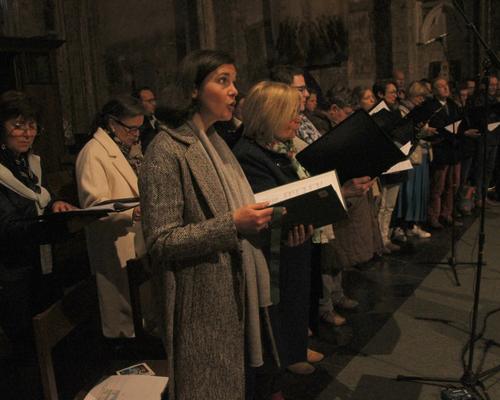 La chorale du Triduum.