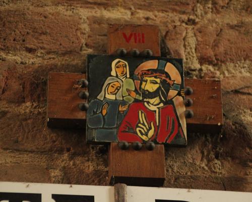 8e station: Jésus console les filles d'Israël.