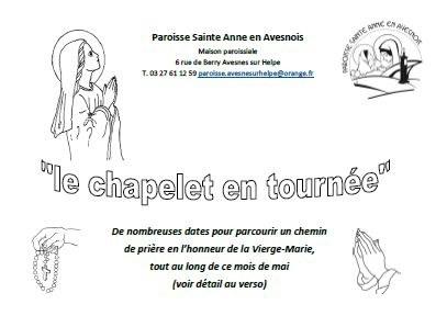 le chapelet en tournee