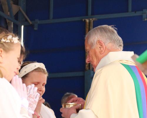 Communion des enfants.