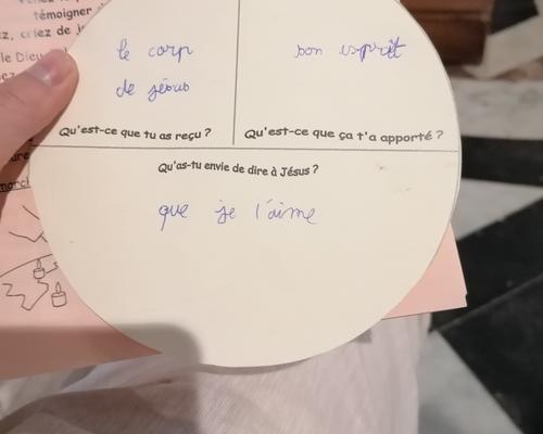hosties completees 1eres communions Ste-Anne 2022