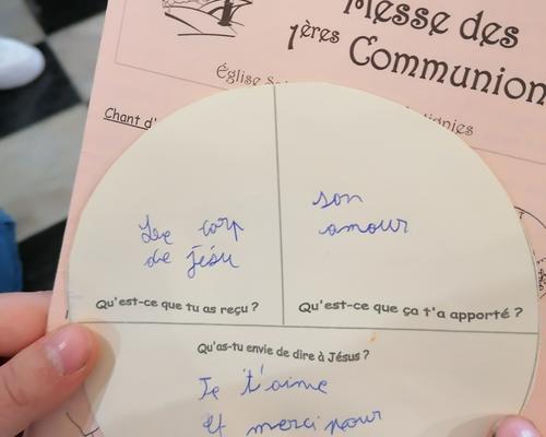 hosties completees 1eres communions Ste-Anne 2022