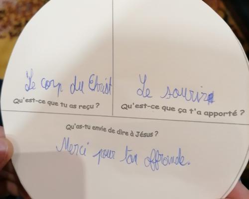 hosties completees 1eres communions Ste-Anne 2022