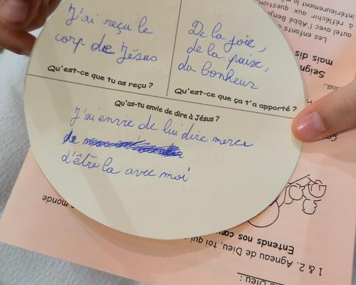 hosties completees 1eres communions Ste-Anne 2022