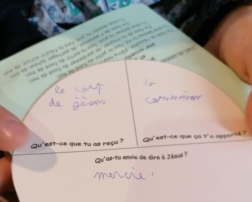 hosties complétées 1ères communions Ste-Anne 2022
