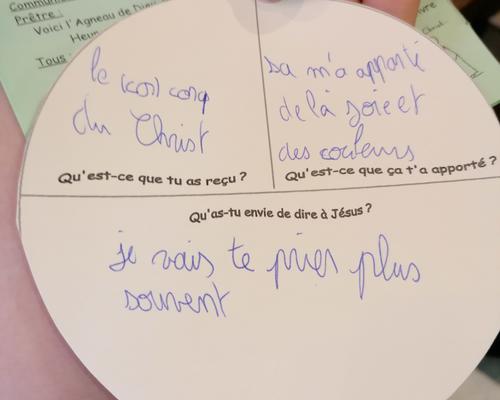hosties completees 1eres communions Ste-Anne 2022