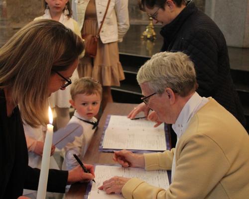 Signature des registres