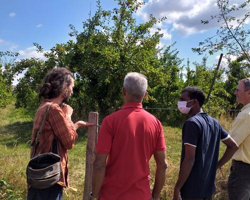 Visite Terre de Sens Bermeries_ le verger bio