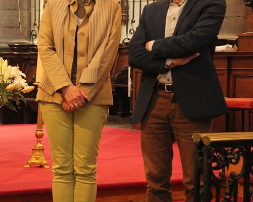 Edith et Stéphane Cattez, de l'EAP sortante.