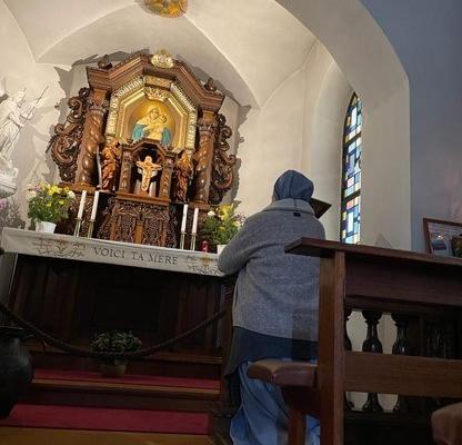 Soeur Paesie- arret a Schoenstatt