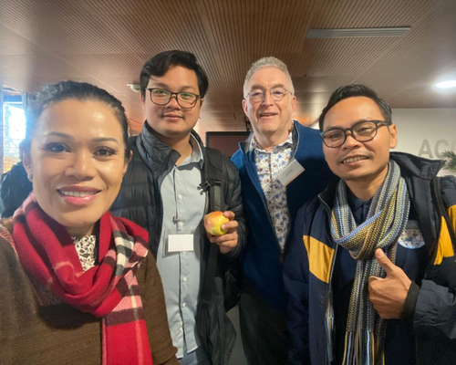 Jean LUC G avec VAN KIMHONG det Roshanna
