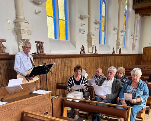 répétition de la chorale