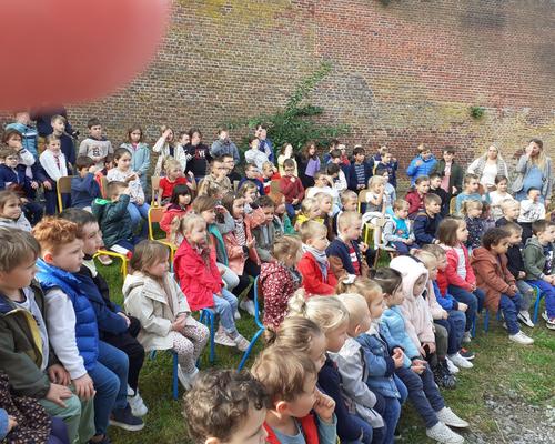 visite Mgr Dollmann école st Jo le cateau 18