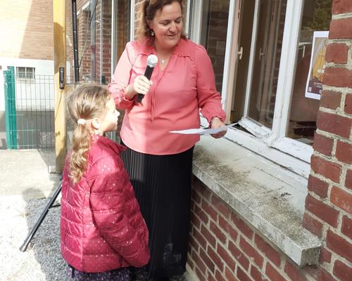 visite Mgr Dollmann école st Jo le cateau 21