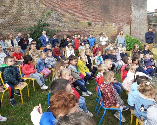 visite Mgr Dollmann école st Jo le cateau 24