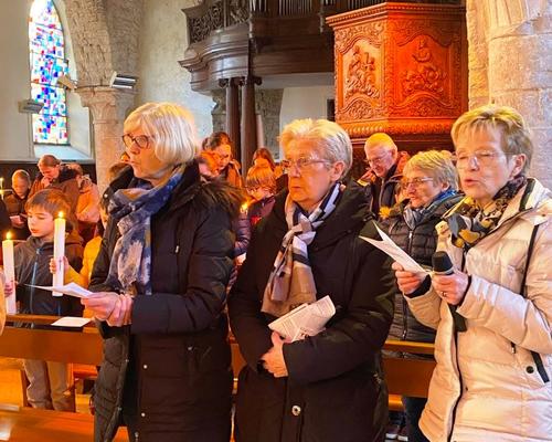Messe fin de retraite et remise de la Lumiere (3)