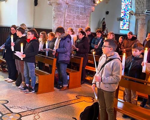 Messe fin de retraite et remise de la Lumiere (4)