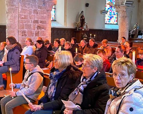 Messe fin de retraite et remise de la Lumiere (6)