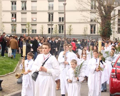 Départ de la procession
