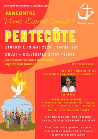Rencontre diocesaine de Pentecote Douai