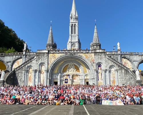 Photo de groupe Lourdes 22 aout 2024