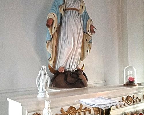 ND de Lourdes dans la chapelle de Tilloy
