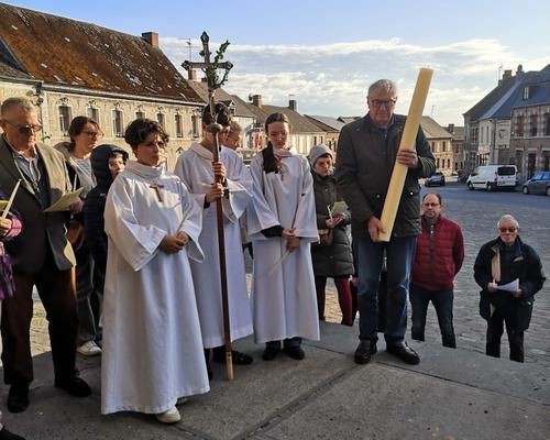 Veillée pascale à Maroilles