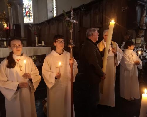 Veillée pascale à Maroilles 4