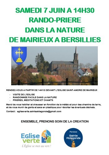 Affiche rando-priere Mairieux