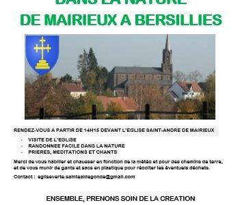 Affiche rando-priere Mairieux