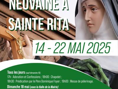 2025 02 18 Curgies : Affiche de la Neuvaine à Ste
