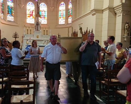 depart vers la paroisse St Joseph