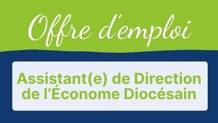 Assistant(e) de Direction de lrEconome Diocesain