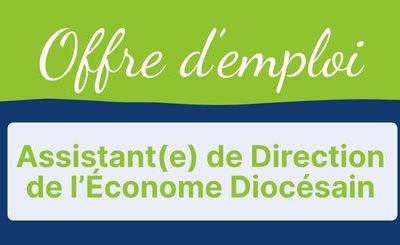 Assistant(e) de Direction de lrEconome Diocesain