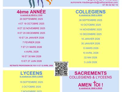 AUMONERIE FLYERS DATE DE L ANNEE