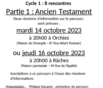 parcours ancien testament