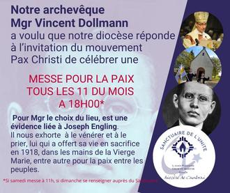 Messe pour la paix